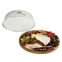Modern Manor Slate & Acacia Cheese Board With Dome