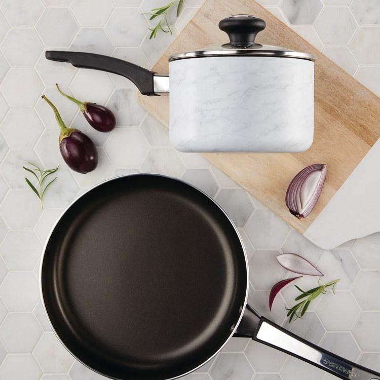 Farberware Cookware 15pc Marble