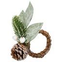 Snowy Branch Napkin Ring