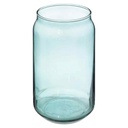 Can Glass With Straw Blue
