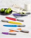 Cuisinart 12pc Stainless Steel Colour Band Collection Knife Set