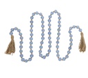 Blue Beaded Garland 83in