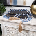 Blue Beaded Garland 83in