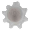 Meira Ivory Bouquet Glass Vase 20in