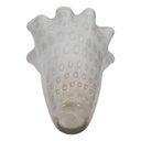 Meira Ivory Bouquet Glass Vase 20in