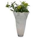 Meira Ivory Bouquet Glass Vase 20in