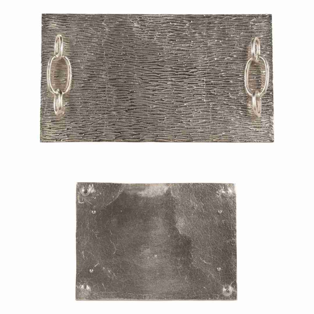 Rada Silver Link Tray 14in