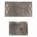 Rada Silver Link Tray 14in