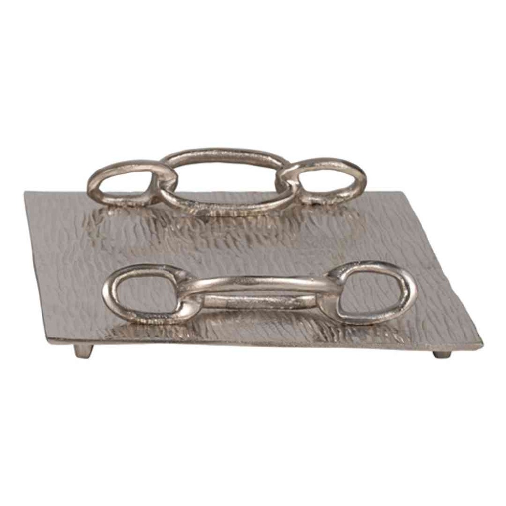 Rada Silver Link Tray 14in
