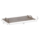 Rada Silver Link Tray 21in