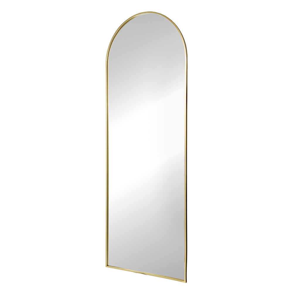 Celine Gold Arch Wall Mirror 28in x 74in