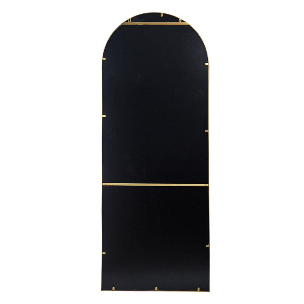 Celine Gold Arch Wall Mirror 28in x 74in