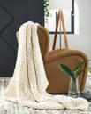 Chaddon Knit Throw Cream