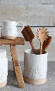 Botanical Utensil Holder Natural
