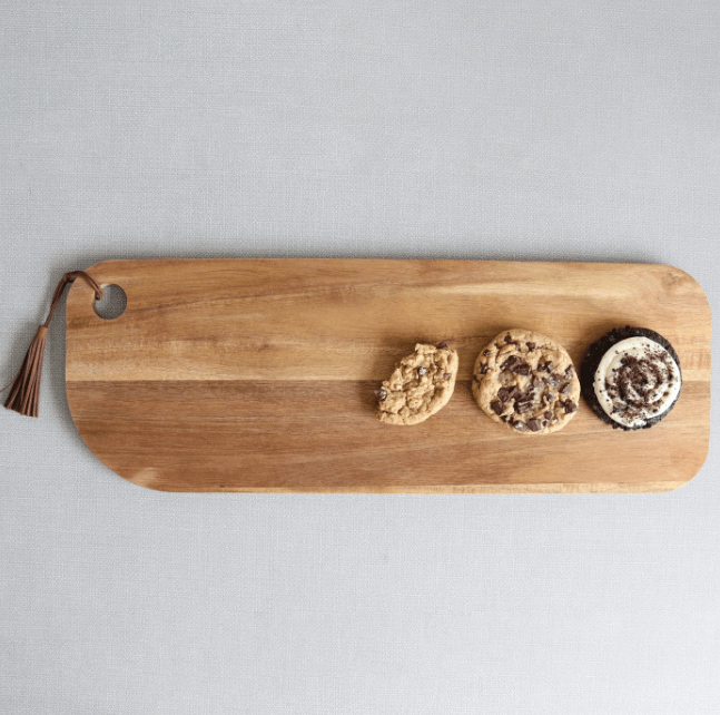 Tassel Acacia Serving Board Long Natural
