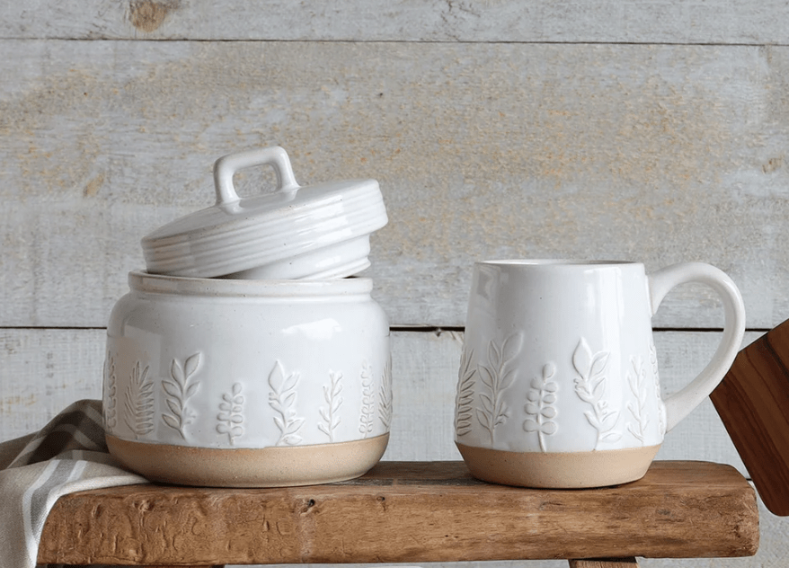 Botanical Canister Natural Small
