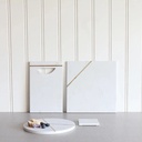Elite Marble Coaster Natural 4pc