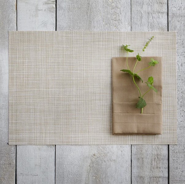 Linen Vinyl Placemat Tan
