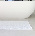 Nubby Microfiber Chenille Woven Bath Mat 20 X 32 White
