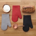 Textured Silicone Oven Mitt Grey
