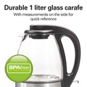 Hamilton Beach Compact Glass Kettle