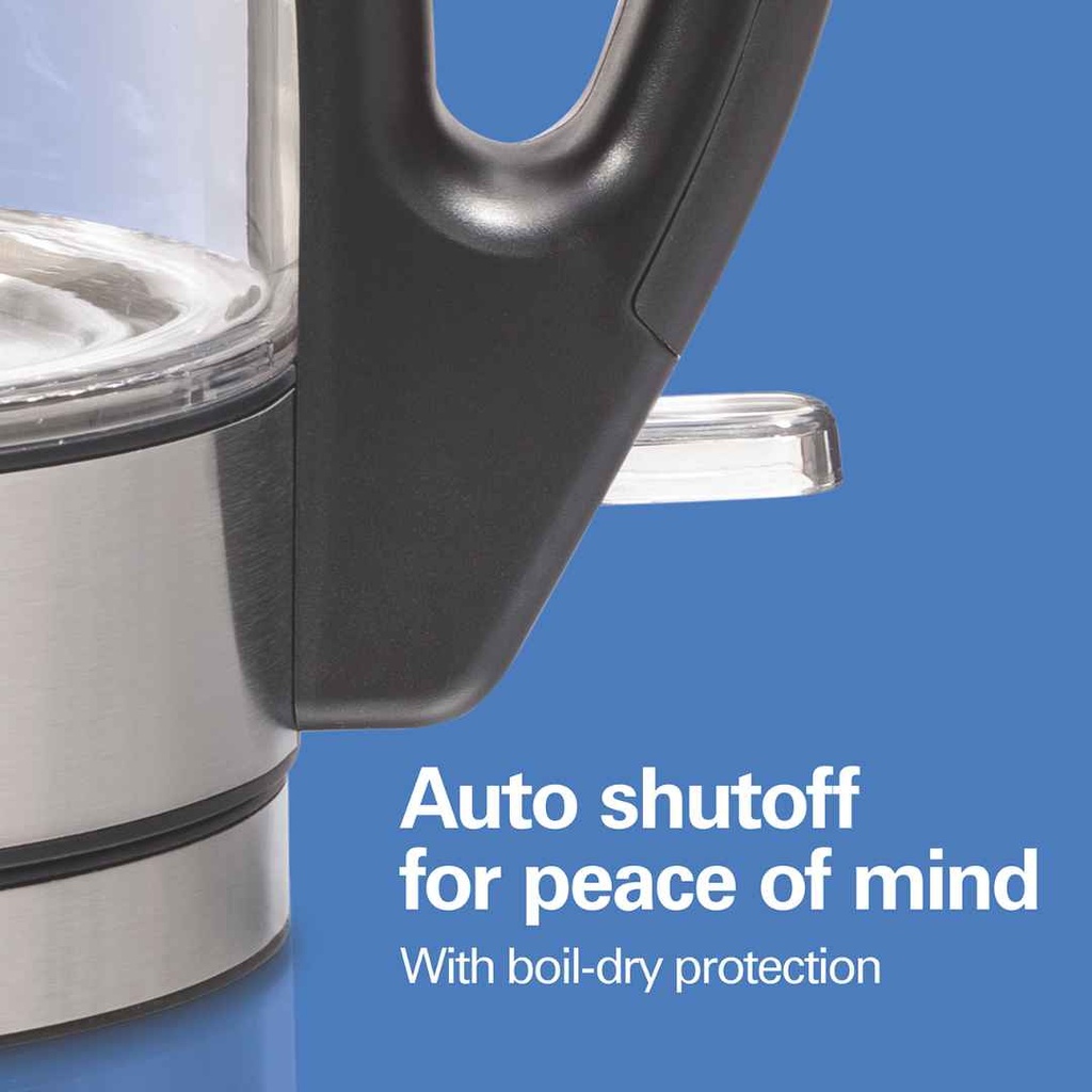 Hamilton Beach Compact Glass Kettle