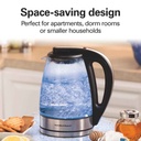 Hamilton Beach Compact Glass Kettle