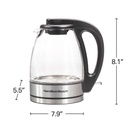 Hamilton Beach Compact Glass Kettle
