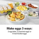 Hamilton Beach Egg Bites Maker with Hard-Boiled Eggs Insert