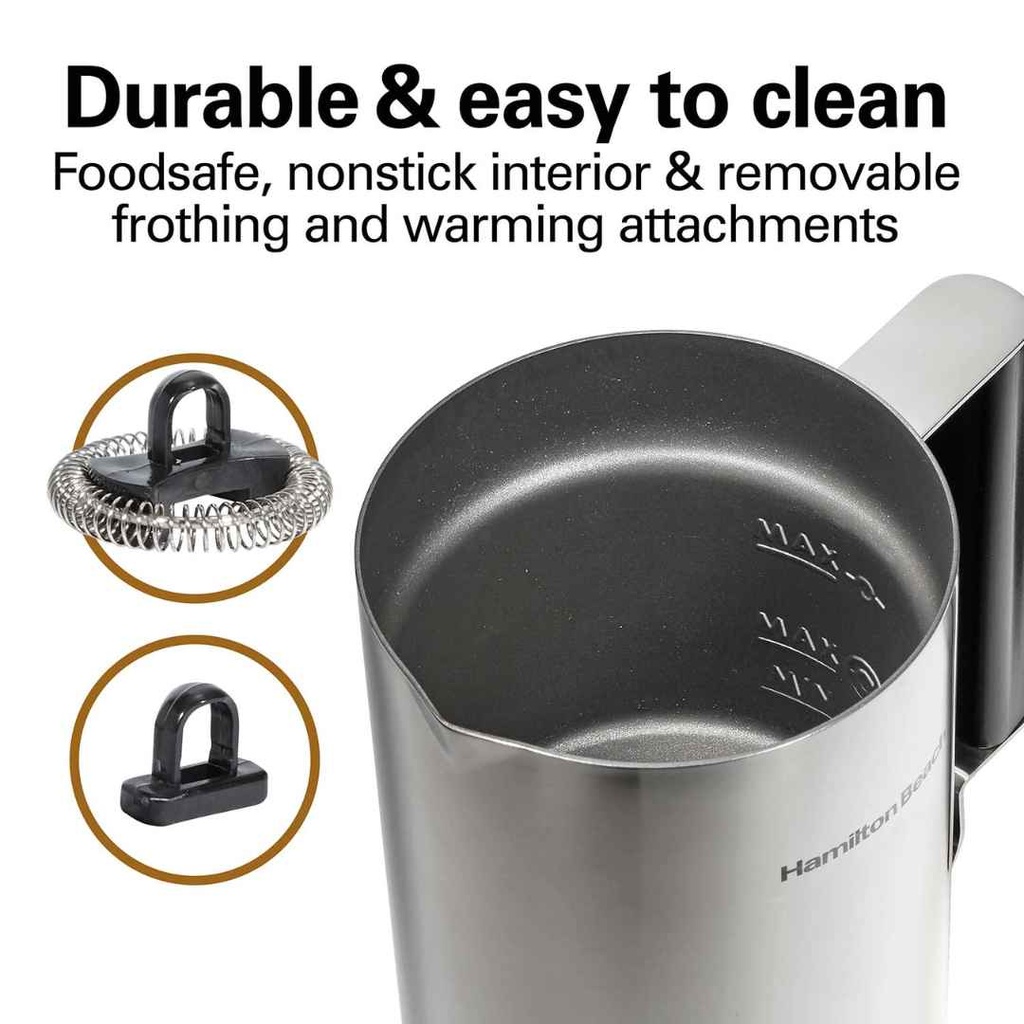 Hamilton Beach Electric Milk Frother and Warmer