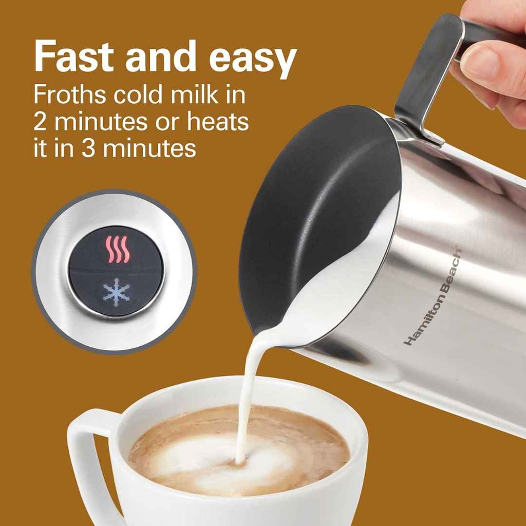 Hamilton Beach Electric Milk Frother and Warmer