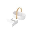 Bellwood Caddy White & Natural