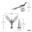 Tipsy Bottle Opener Chrome