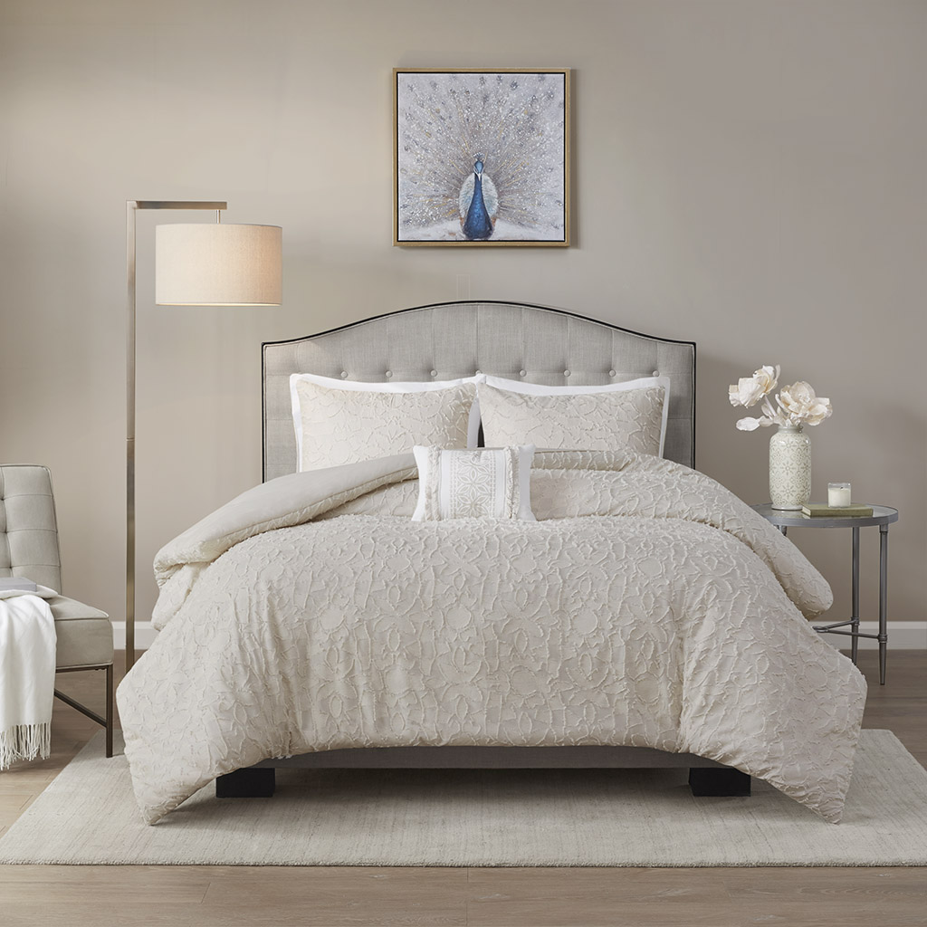 Florence Queen Comforter Set Taupe