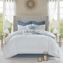 Isla King Comforter Set Blue