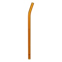 Can Glass With Straw Amber