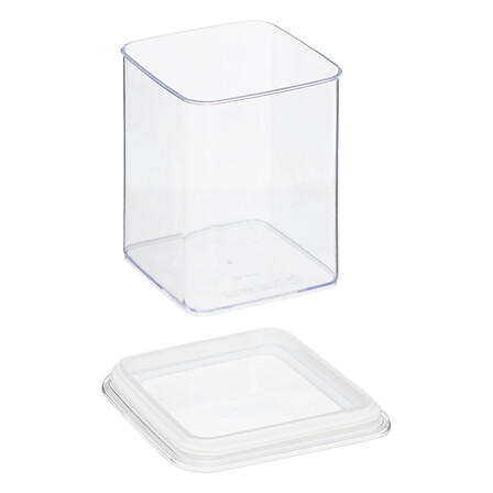 Eske Air  Tight Stackable Square Storage  Container 1L