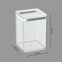 Eske Air  Tight Stackable Square Storage  Container 1L
