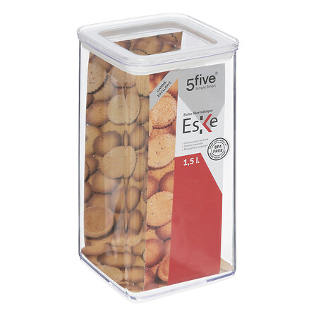 Eske Air Tight Stackable Square Storage Container 1.5L