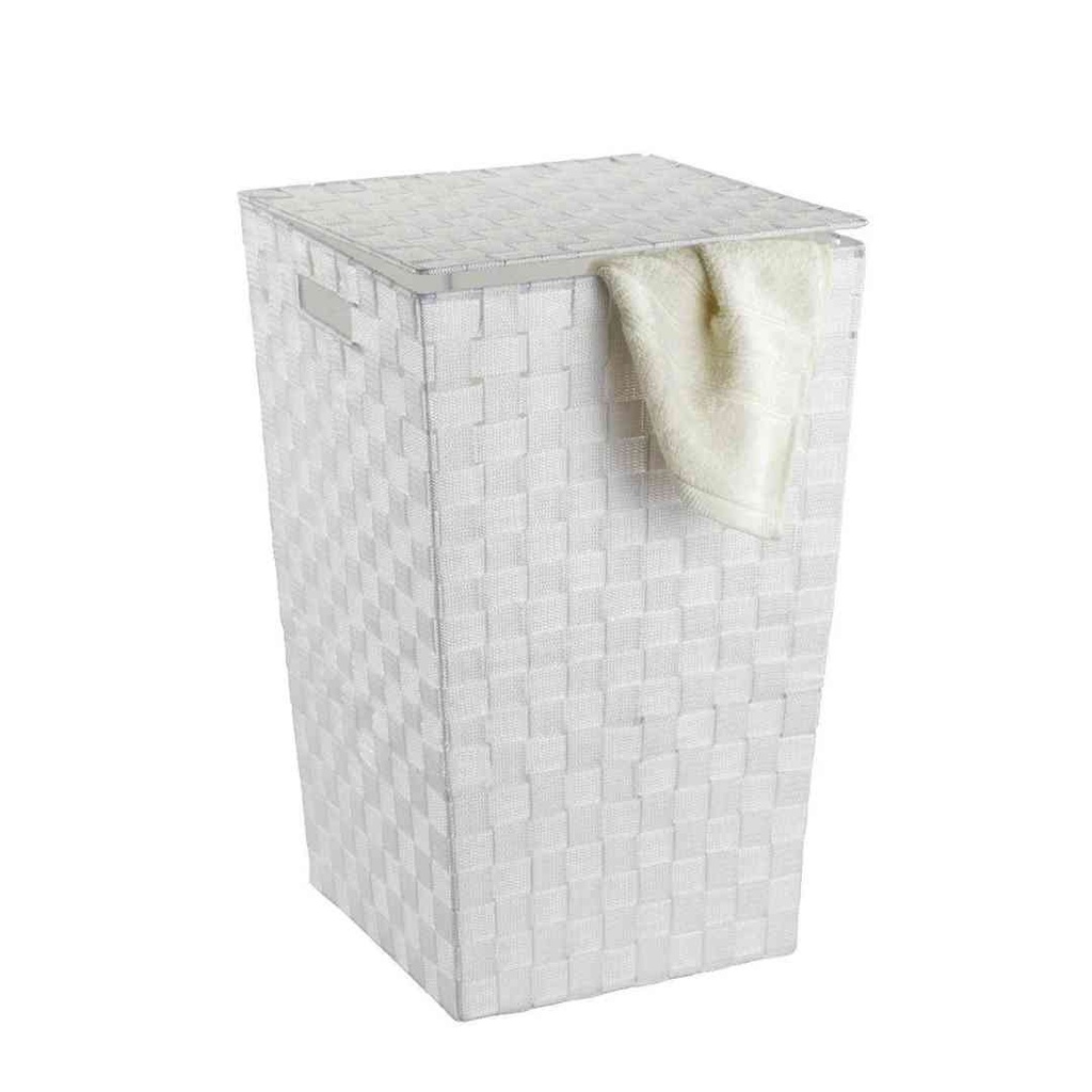 Adria Square Laundry Bin White