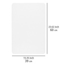 Earth Diatomite Bath Mat White