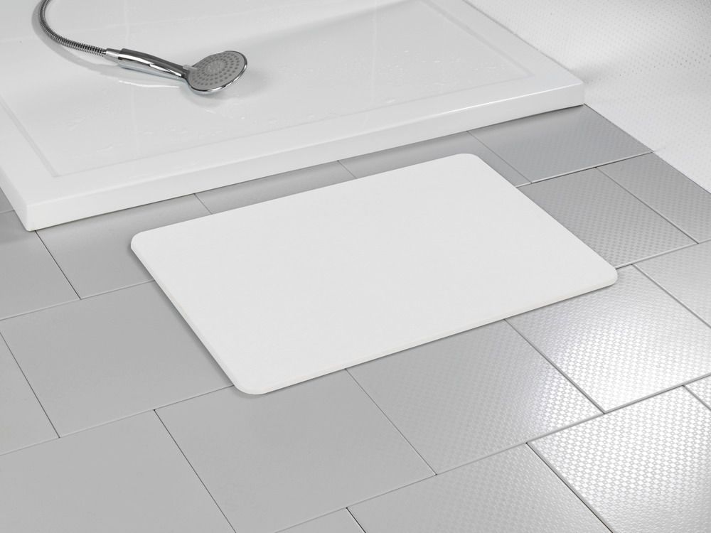 Earth Diatomite Bath Mat White