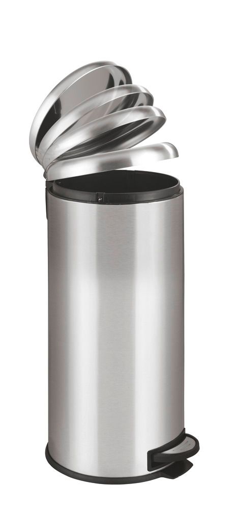 Leman Easy-Close Pedal Bin Stainless Steel 30L