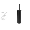 Olmedo Toilet Brush Stainless Steel Black 