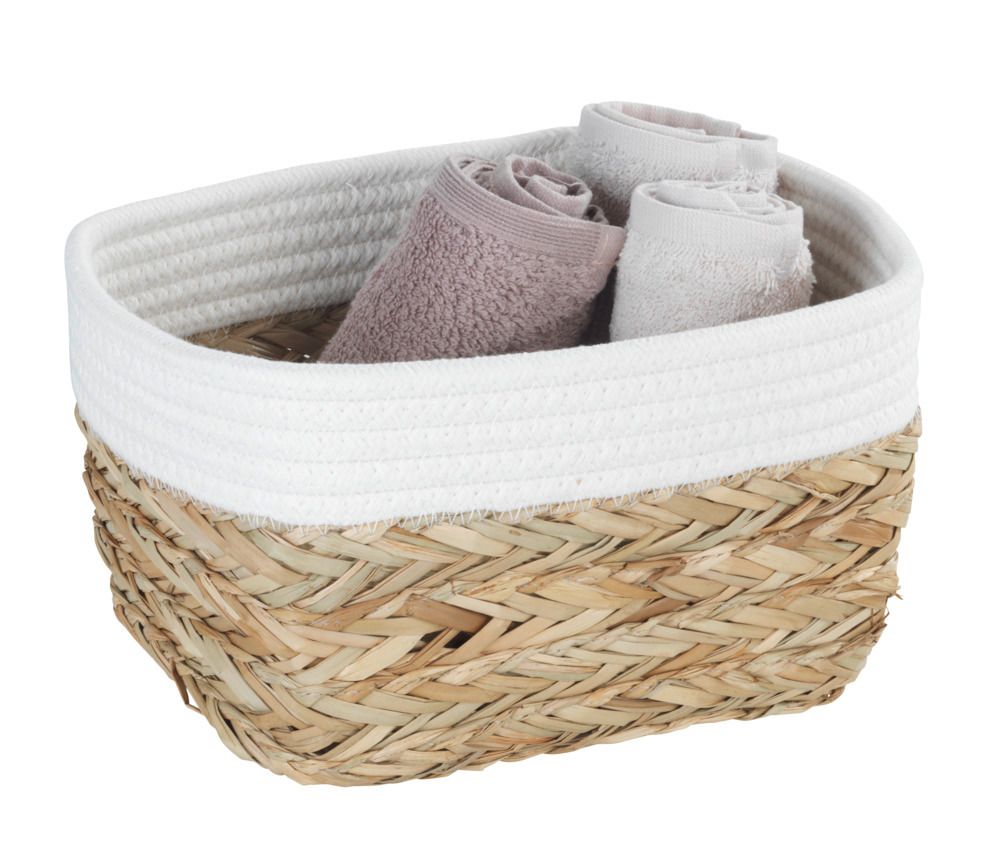 Rika Storage Basket White 10in
