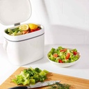 OXO Good Grips Easy Clean Compost Bin White 6.6L