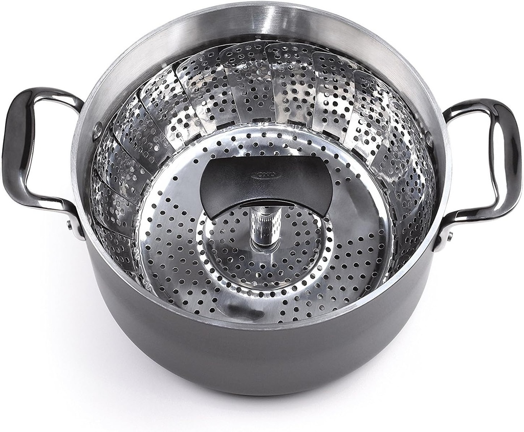 OXO Good Grips Stainless Steel Steamer with Extendable Handle
