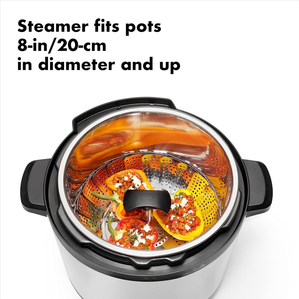OXO Good Grips Stainless Steel Steamer with Extendable Handle