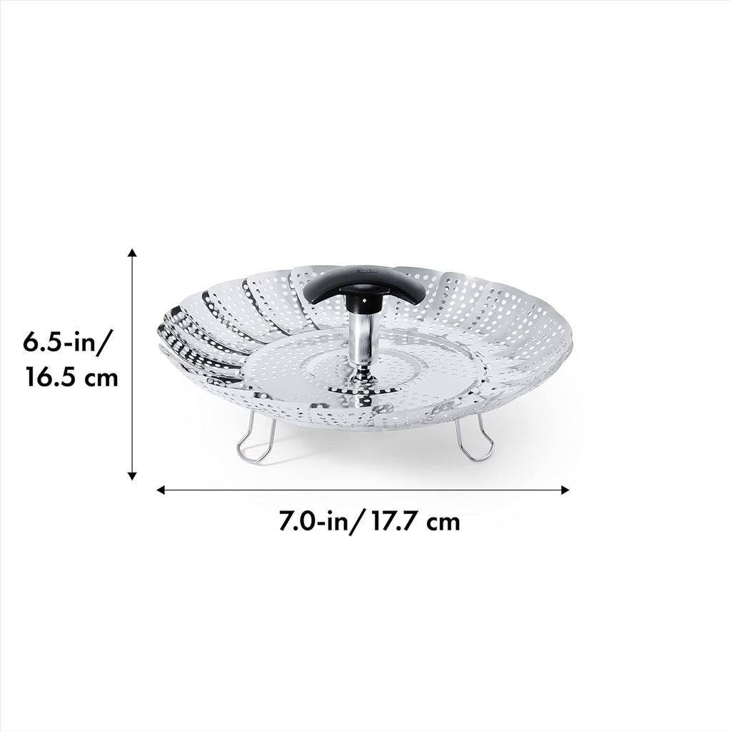 OXO Good Grips Stainless Steel Steamer with Extendable Handle