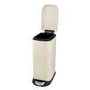 Design Easy-Close Pedal Bin Cream 20L